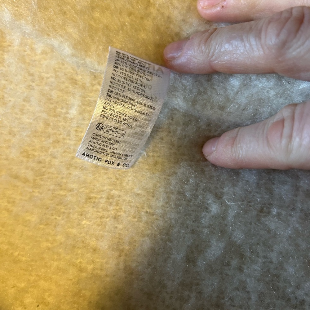 Arctic Fox Reykjavik Throw Blanket - Picture 6 of 11